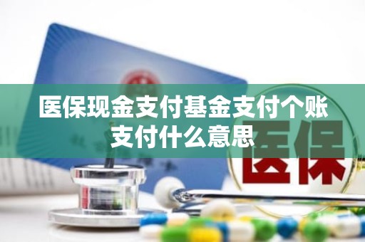 驻马店医保现金支付基金支付个账支付什么意思